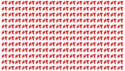 Optical Illusion Challenge: Find the 74 Hidden Among the Flipped Numbers