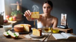 Light fast apple cake made with oil and yogurt for effortless desserts that sparks anger as influencers push it as a diet miracle