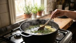 Boiling rosemary is the best home tip I learned from my grandmother : it transforms the atmosphere of your home